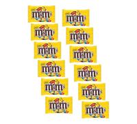 M&MS® | Lait au chocolat aux cacahuètes sucrées | Snack Snack au Chocolat - 12 Pièces (540 Gr)