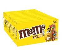 M&M'S, Biscuits Chocolat au Lait, Lot de 10x10 Biscuits de 19g - 1,98Kg