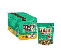 M&M'S Minis - Bonbons chocolat au Lait - Grand format de 12 sachets de 115g - Chocolat Halloween - 1,380kg