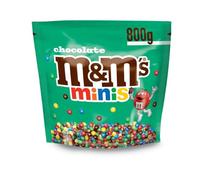 M&M'S Minis - Bonbons Chocolat au Lait - Sachet Bonsons Grand Format - Bonbons en Gros - 800g Sachet de Chocolats à Offrir ou à Partager