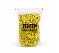 M&M'S monocouleur au chocolat au lait - Sachet vrac de 1,5kg de chocolats - Idée de DIY - Idéal pour mariage, fête d'anniversaire, buffet de bonbons, baptême, gender reveal (Jaune)