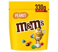 M&M'S PEANUT Billes de Chocolat au Lait Fourrées Cacahuète 330g