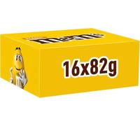 M&M'S PEANUT - Bonbons Chocolat au Lait & Cacahuètes - Grand Format - Lot de 16 x 82g