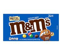 M&M's Pretzel - Bretzel - Carton de 24 Sachets Individuels de 32,3 g (775,2 g au total)