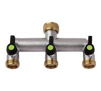 M&M's S&M 550256 Robinet Triple 3 Voies 3/4 x 3/4 G