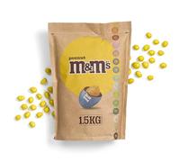 M&M'S Sachet Vrac Jaune 1,5kg - Bonbons Chocolat & Cachuète, parfaits pour Anniversaire, Baptême