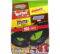 M&M'S, SNICKERS & More Fun Size Halloween Candy Variety Pack, 195 Ct Bulk Bag