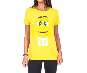 M&M's T-shirt pour enfant avec visage de personnage de bonbons au chocolat