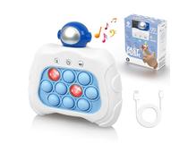 【Aucune pile requise】 m Mu Rechargeable Pop It Electronique Fidget Toys Anti Stress, 4 Modes, 120 Niveaux, en Silicone.Cadeau Idéal pour Les Enfants Et Les Adultes. Pop It Lumineux, Anti Stress Enfant