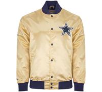 M&N Lightweight Satin Veste - Dallas Cowboys gold