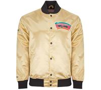 M&N Lightweight Satin Veste - San Antonio Spurs gold M