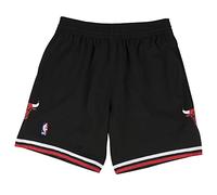 M&N Mixte Nba Swingman 2.0 - Chi. Bulls Shorts, Black / Black, M Grande taille Grande longueur