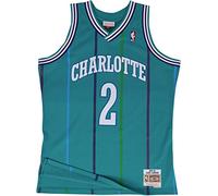Mitchell & Ness, Homme, Sport, Bleu, Taille: M Larry Johnson NBA Swingman Jersey