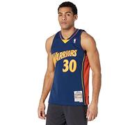 M&N Mixte Nba Swingman Maillot 2.0 Gs Warriors 2009-10 - S. Curry #30 T shirt, Navy, S EU