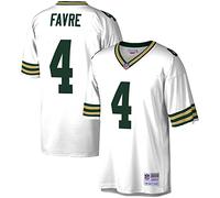 M&N NFL Legacy Maillot - G.B. Packers B. Favre #4, WHT White/White S