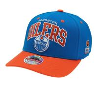 M&N Stretch Snapback Classic Red Cap - Edmonton Oilers
