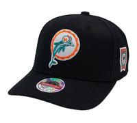 M&N Stretch Snapback Classic Red Cap - Miami Dolphins