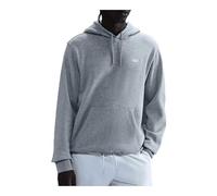 Sweat à capuche en Fleece Nike Club pour homme Dark Grey Heather/Light Smoke Grey/Blanc XS