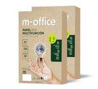 M-Office Lot 2 x 250 feuilles papier recyclé A3 80 g photocopieuse/imprimante 100 % recyclé