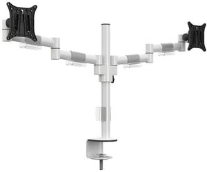 M Officeline Deskmount Double Moniteur Support Avec Étendu Bras Vesa 38.1-76.2cm
