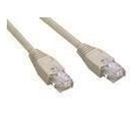 MCL Cordon de brassage - RJ45 CAT 5e U/UTP - 10 m - Gris