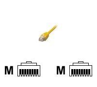 MCL Samar cordon de raccordement RJ45 mâle-mâle Cat 6 FTP 1 m jaune