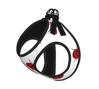 M Pet Harnais pour chien - Petite taille, imprimé coccinelle sept étoiles, réglable pour les voyages en plein air et la marche