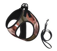 M Pet Harnais pour chien - Petite taille, imprimé cochon mignon réglable pour les voyages en plein air et la marche