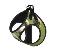 M Pet Harnais pour chien - Petite taille, imprimé moutons et agneaux, réglable pour les voyages en plein air et la marche