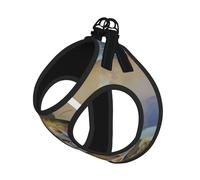 M Pet Harnais pour chien - Petite taille, imprimé pêcheurs sur le lac réglable pour les voyages en plein air et la marche
