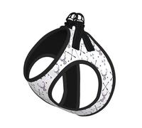 M Pet Laisse gilet et harnais pour chien - Ensemble de laisse de chasse avec boucle, motif flèches, triangles, cerf, compagnon de voyage en plein air