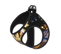 M Pet Laisse Gilet Harnais pour Chien - Petite Taille à couper le souffle Jamaïque Beach Print Leash Set avec Boucle, Compagnon Canin Outdoor Dog Walking