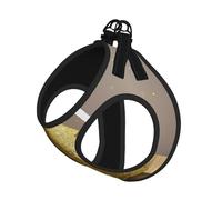 M Pet Laisse Gilet Harnais pour Chien - Petite Taille Or Paillettes Arbre de Noël Imprimé Laisse avec Boucle, Compagnon Canin Outdoor Chien Promenade