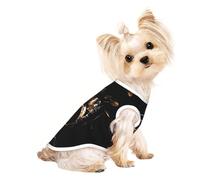 M Pet T-shirt respirant sans manches - Débardeur léger et cool imprimé pour chiens de petite et moyenne taille