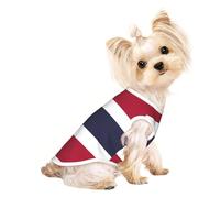 M Pet T-shirt respirant sans manches - Débardeur léger imprimé drapeau de la Thaïlande pour chiens de petite et moyenne taille