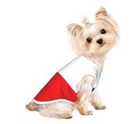 M Pet T-shirt respirant sans manches Drapeau de la République Tchèque Imprimé - Petits à moyens chats, chiot, yorkshund, teckel, bouledogue français