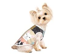 M Pet T-shirt respirant sans manches pour chats et chiens - Débardeur léger imprimé bouledogue français avec élastique