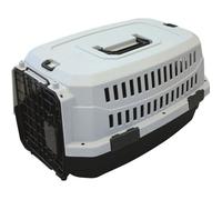 M-PETS Caisse de transport Viaggio Carrier L - 81,3x56x58,5cm - Noir et gris - Pour chien