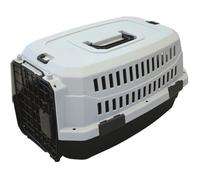 M-PETS Caisse de transport Viaggio Carrier XS - 48,3x32x25,4cm - Noir et gris - Pour chien et chat