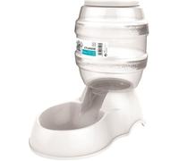 M-PETS Distributeur de croquettes Cylinder - 3500ml - Blanc - Pour chien