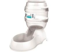 M-PETS Distributeur de croquettes Cylinder - 3500ml - Blanc - Pour chien Blanc G