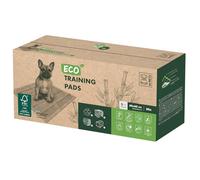 M-PETS Lot de 50 tapis d'apprentissage écologiques, fabriqués avec des fibres de bambou, respectueux de l'environnement, contrôle des odeurs et séchage rapide pour l'apprentissage de la propreté,