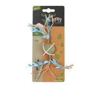 M-PETS MPETS CHARMY Jouet à l'herbe à Chat - Branche d'arbre Bleu
