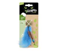 M-PETS MPETS - CHARMY Jouet à l'herbe à Chat - EPOUVANTAIL Bleu