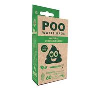 M-PETS - POO Sacs à crottes 100% Compostable & Biodégradable (60 Sacs)