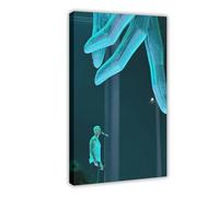 M Pokora Poster sur toile - Décoration murale pour salon, chambre à coucher - Style cadre - 30 x 45 cm