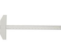 M&R Règle té 717750000 75 cm Bleu transparent, division bord encreur