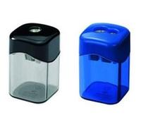M+R - Möbius + Ruppert Taille-crayon avec boîte - simple "Quattro unité de coupe en métal , carré, partie supérieur: noir pièces inférieure: tranparent (9409230000) G