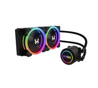 MRed AIRW-24 système de refroidissement d'ordinateur Processeur Refroidisseur de liquide tout-en-un 12 cm Noir