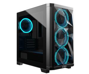M.Red Stadust Mini Black - Micro ATX - Airflow - 4 Ventilateurs ARGB INCL.